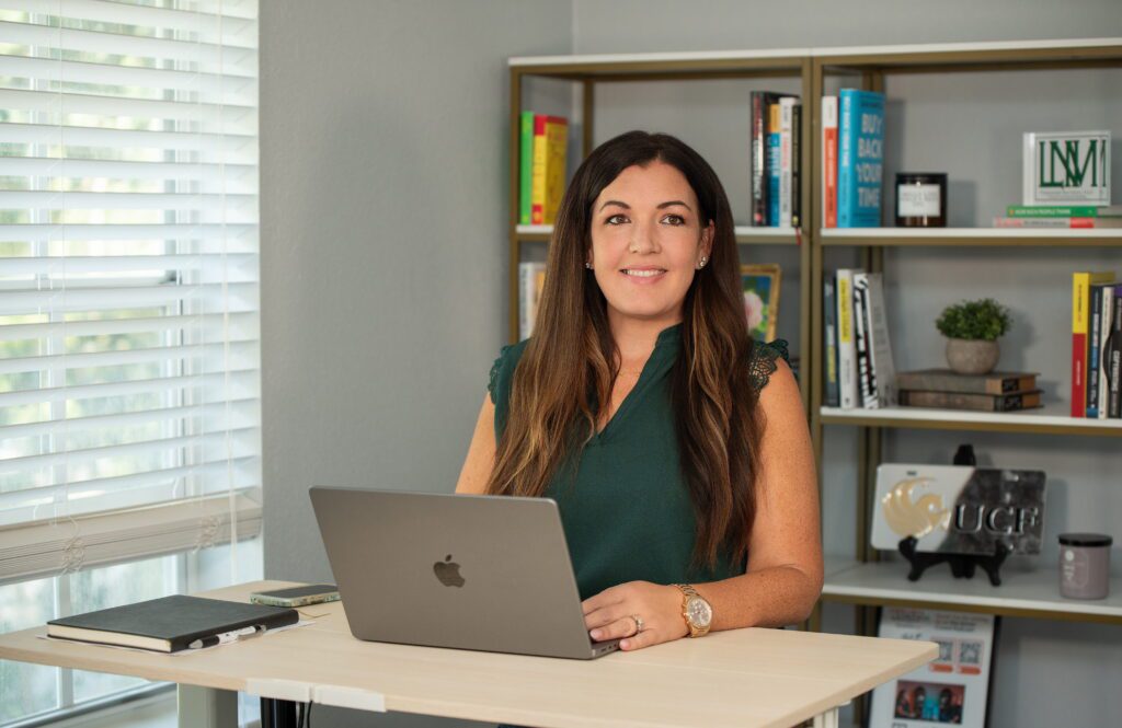 Law Firm CFO Leah Miller's Branding Photoshoot in Brooksville, Florida.