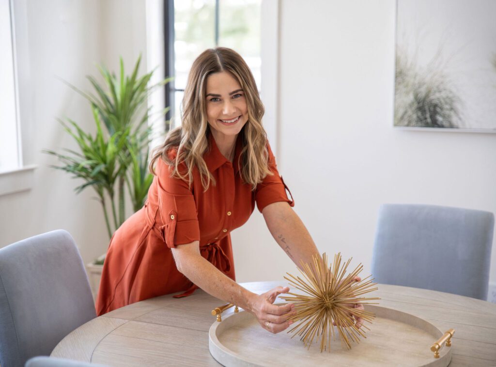 Realtor, Whitney Carney, during her branding photoshoot in St. Pete, FL.
