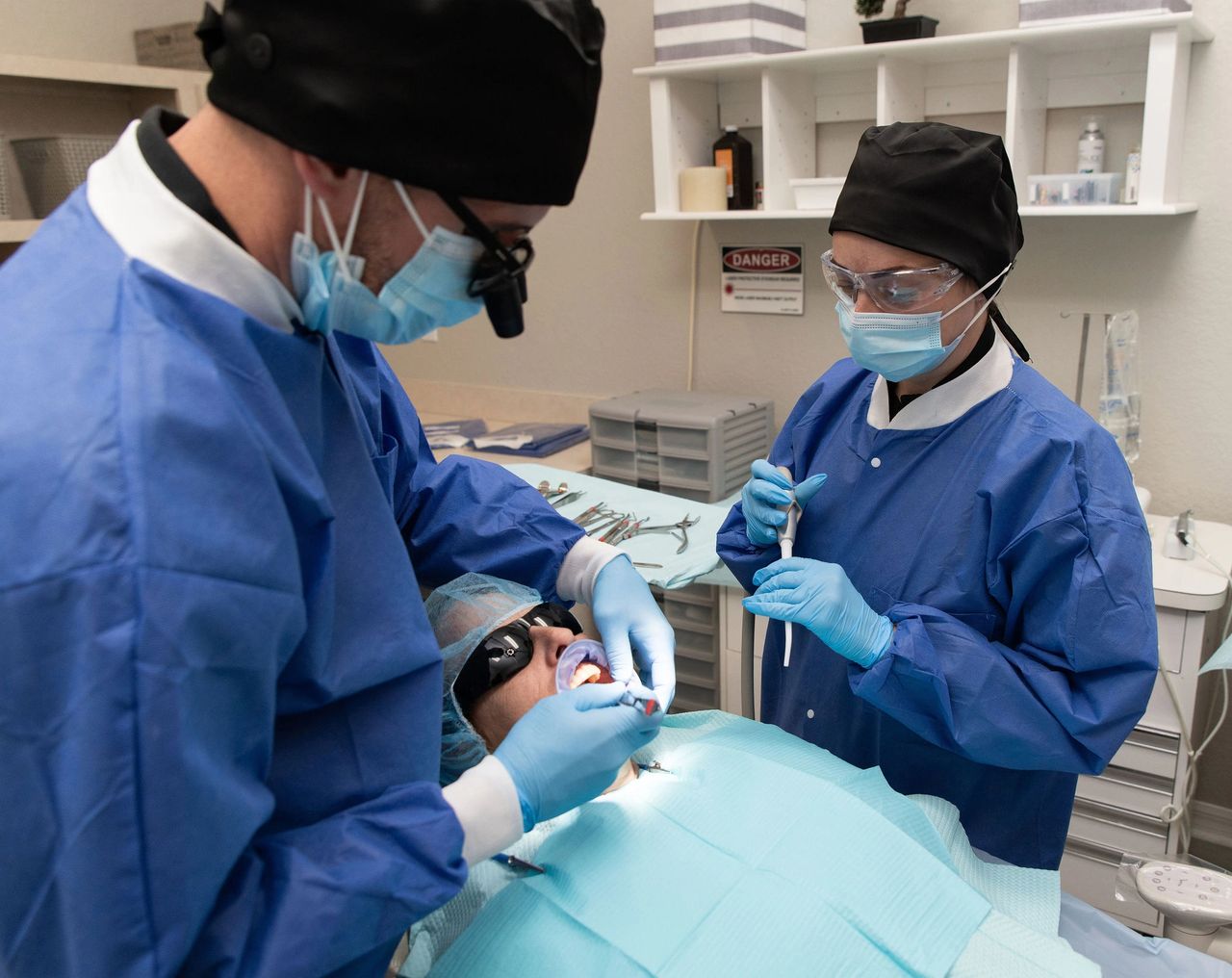 Brooksville Dental and Denture Care Dr. Fabrega shows his genuine patient interaction.