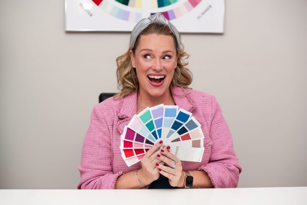 Branding photoshoot with Megan Schici, House of Colour Franchise owner.
